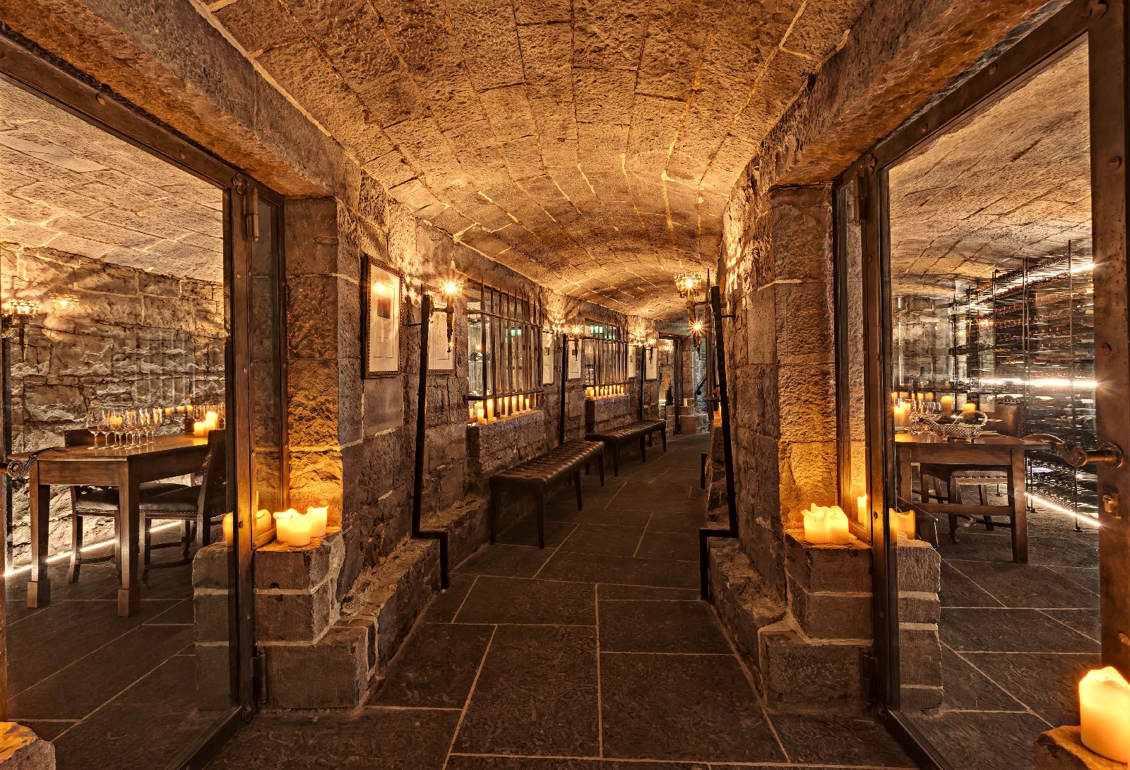 The wine cellar at Ashford Castle in County Mayo Ireland