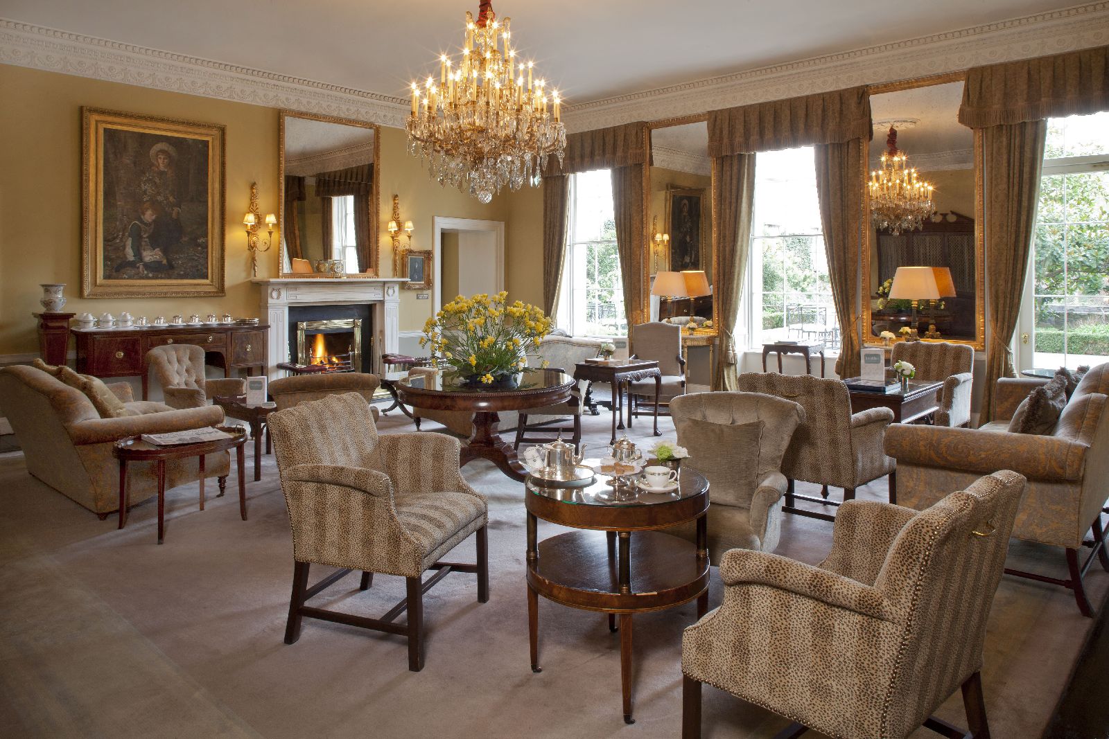The Drawing Room of The Merrion Hotel in Dublin Ireland