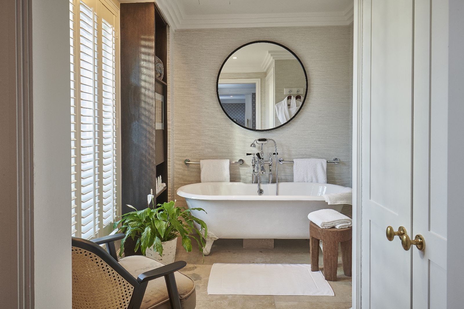 Bathroom a suite at The Westbury Hotel in Dublin Ireland