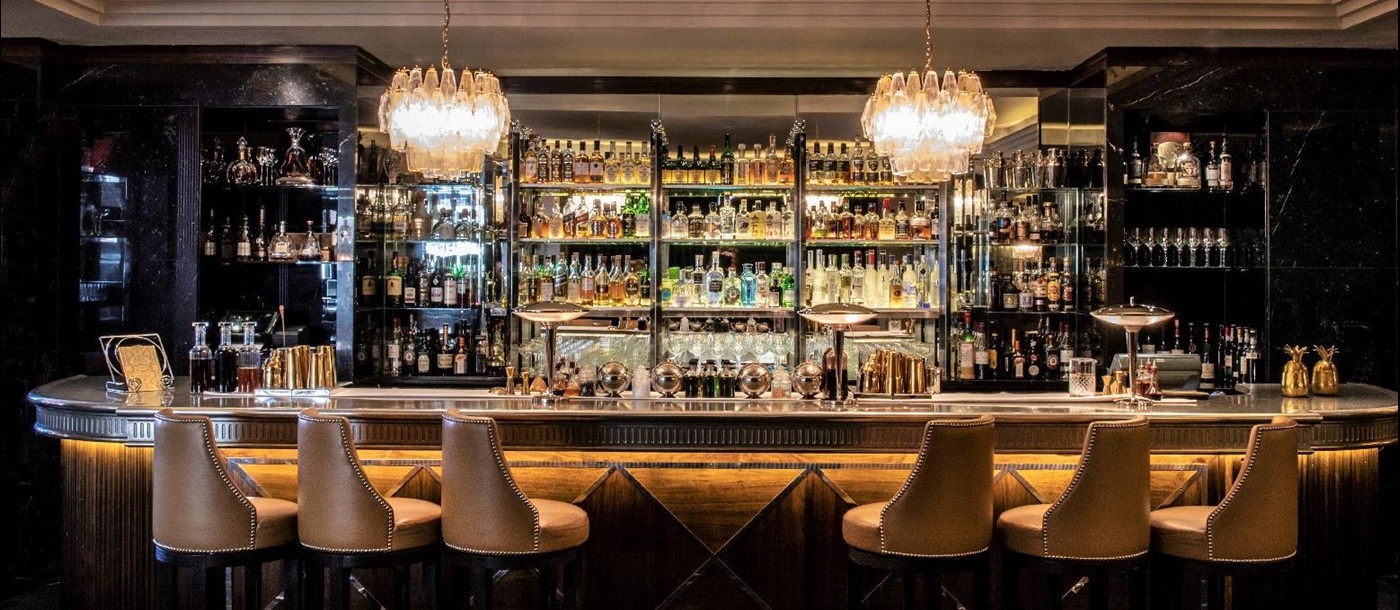 The Art Deco inspired Sidecar bar at The Westbury hotel in Dublin Ireland