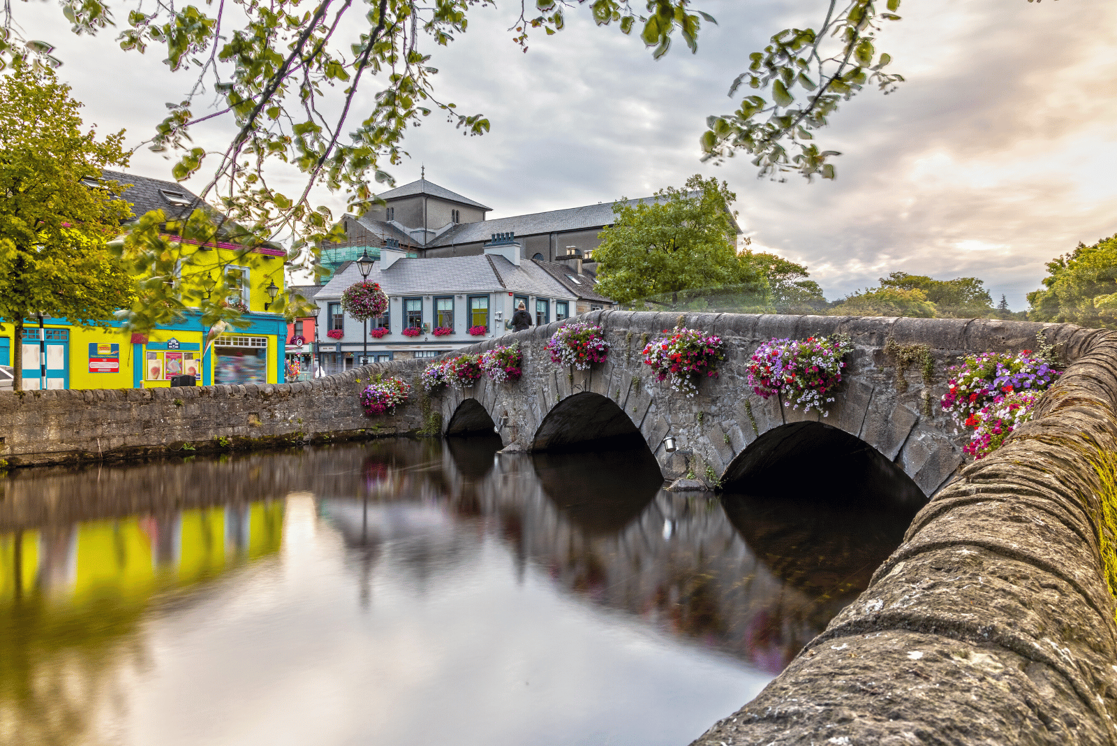 Westport Bridge over Carrowbeg River, Westport, Ireland