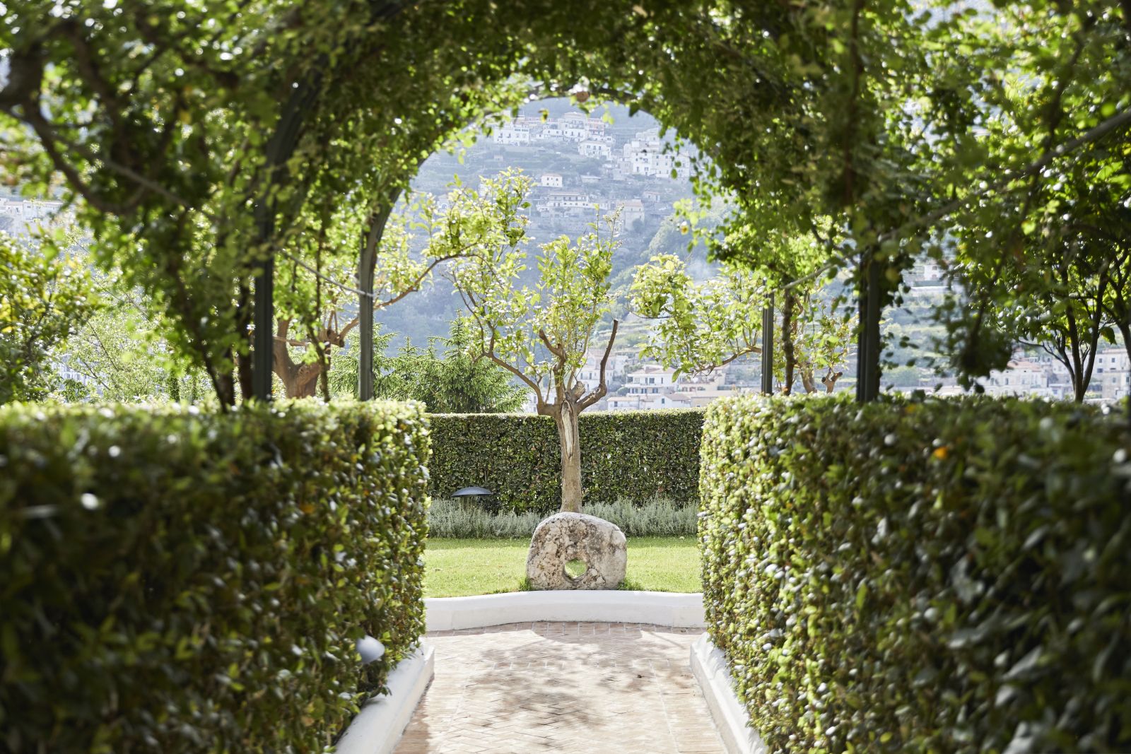 The gardens of Belmond Hotel Caruso in Ravello Italy