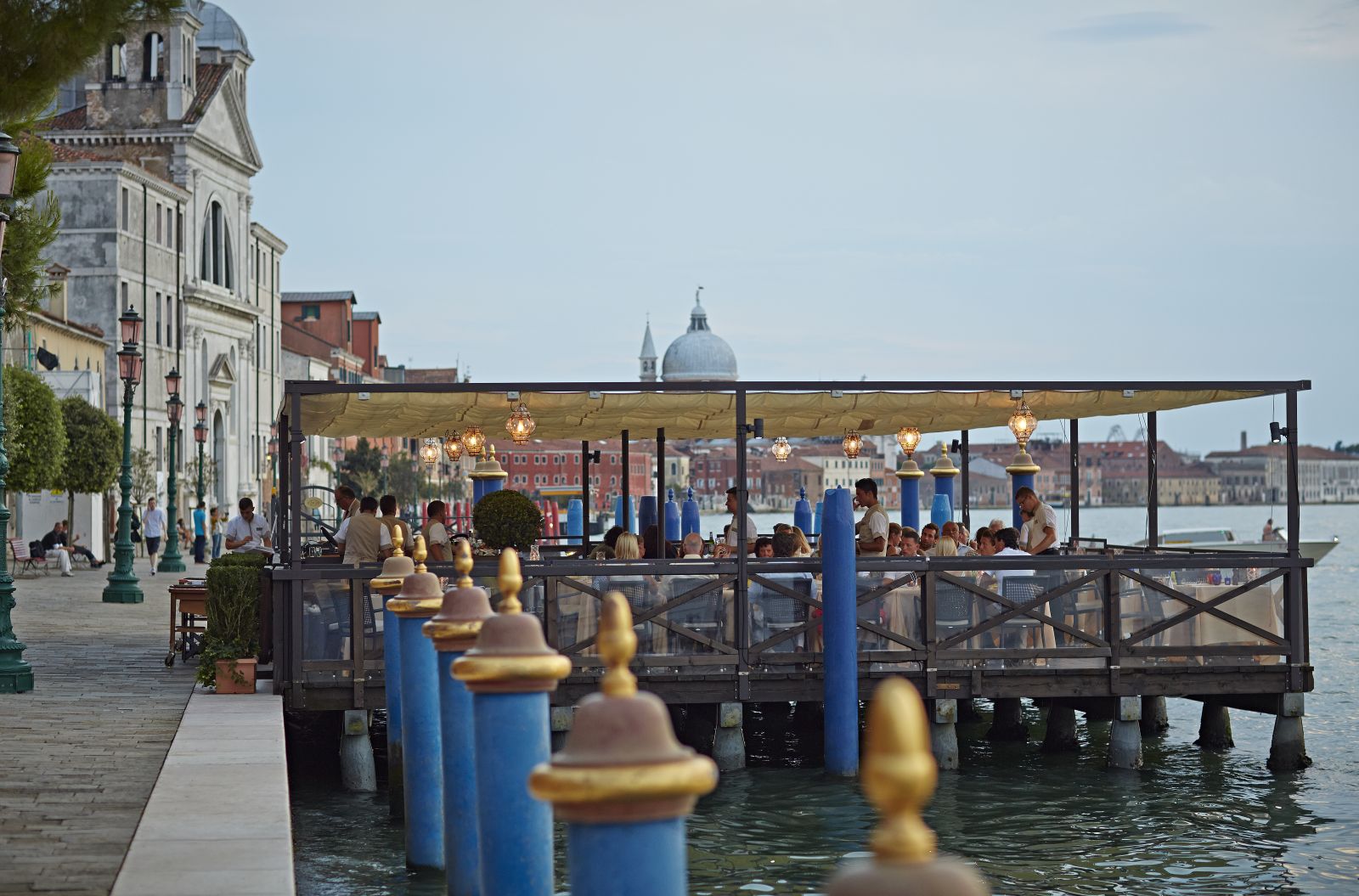 Riverside dining at Belmond Hotel Cipriani in Venice