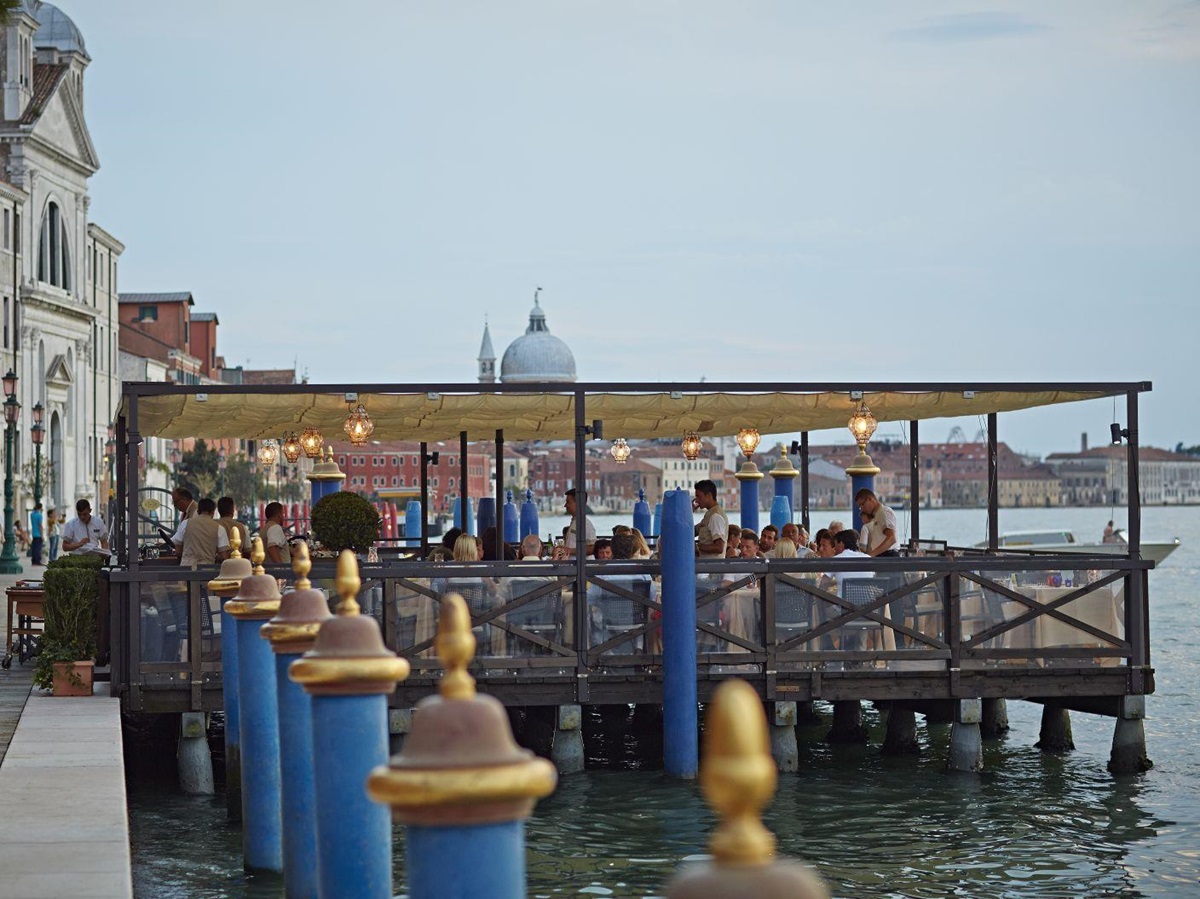 Riverside dining at Belmond Hotel Cipriani in Venice