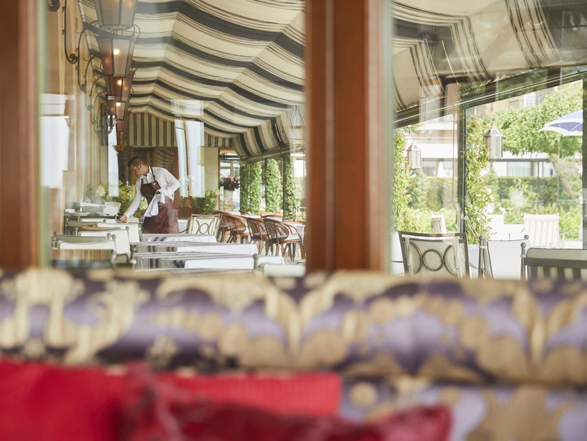 One of the restaurants at Belmond Hotel Cipriani in Venice