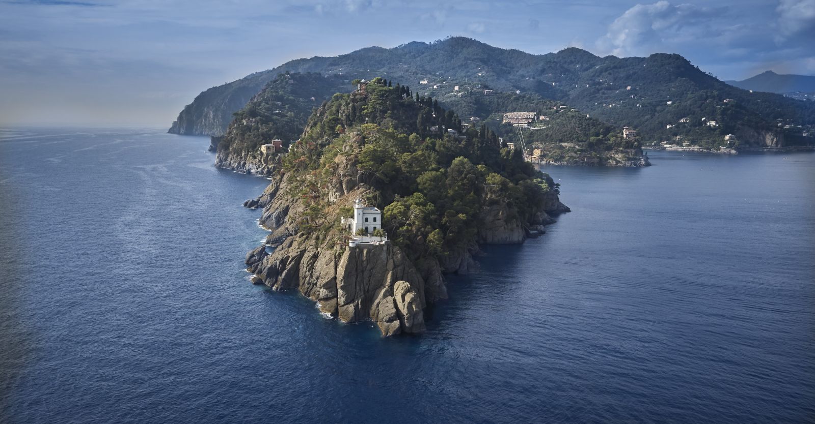 Ligurian coastline surrounding Belmond Hotel Splendido Portofino Italy