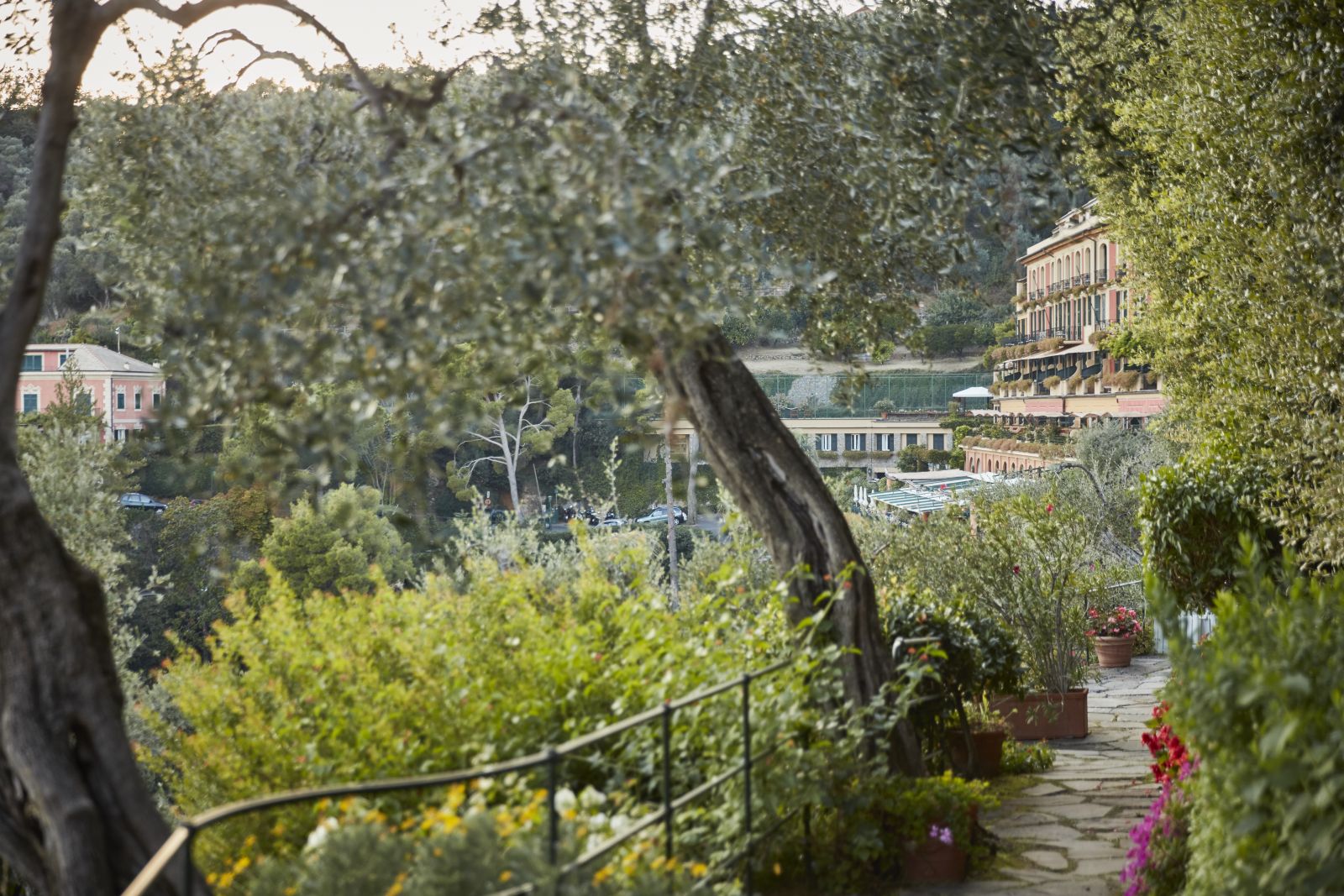 The verdant grounds of Belmond Hotel Splendido Portofino Italy