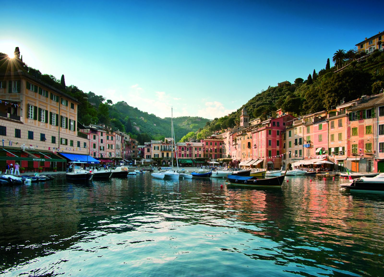 Portofino harbour close to Belmond Hotel Splendido in Italy
