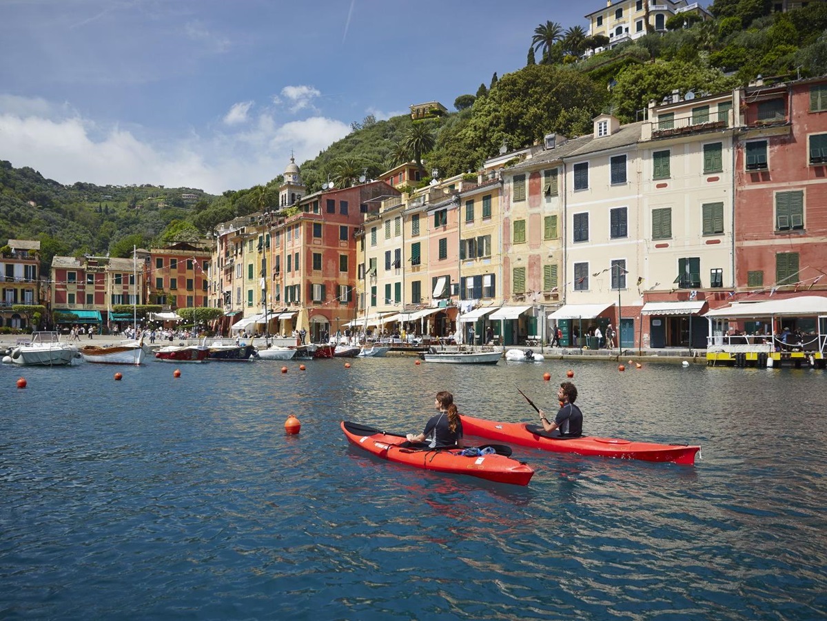Kayaking excursion from Belmond Hotel Splendido Portofino Italy