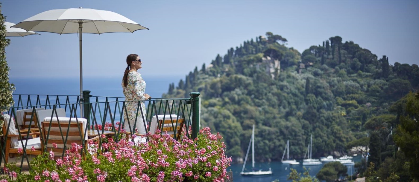 Picturesque views from Belmond Hotel Splendido Portofino Italy