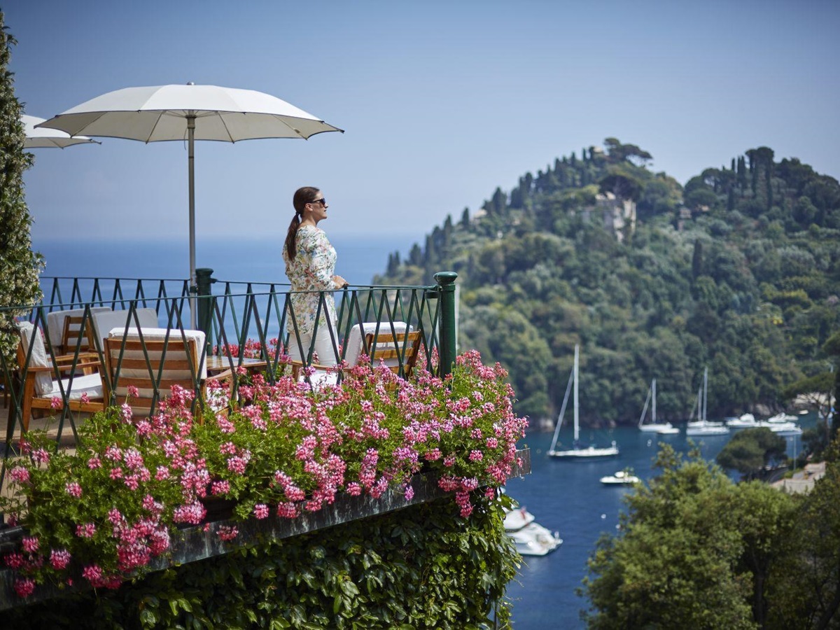Picturesque views from Belmond Hotel Splendido Portofino Italy