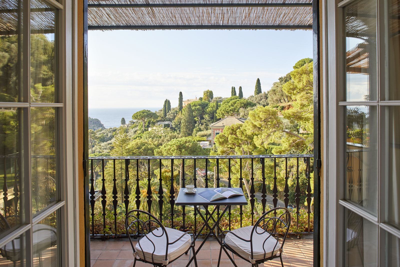 Ligurian countryside views from Belmond Hotel Splendido Portofino Italy