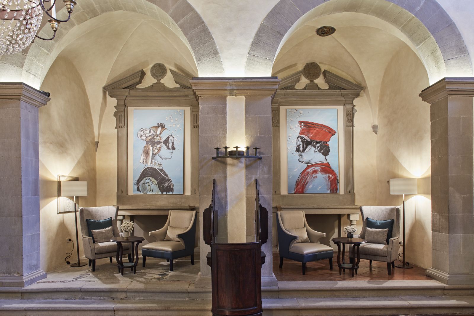 Works of art in the Belmond Villa San Michele in Florence