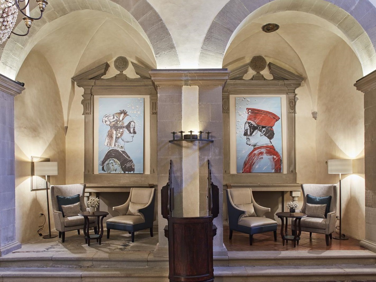 Works of art in the Belmond Villa San Michele in Florence