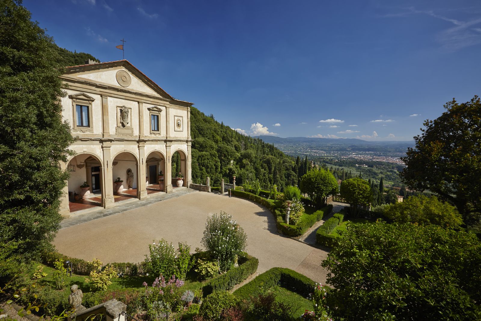 The exterior of the Belmond Villa San Michele in Florence
