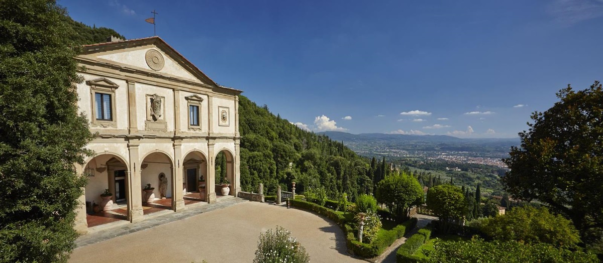 The exterior of the Belmond Villa San Michele in Florence