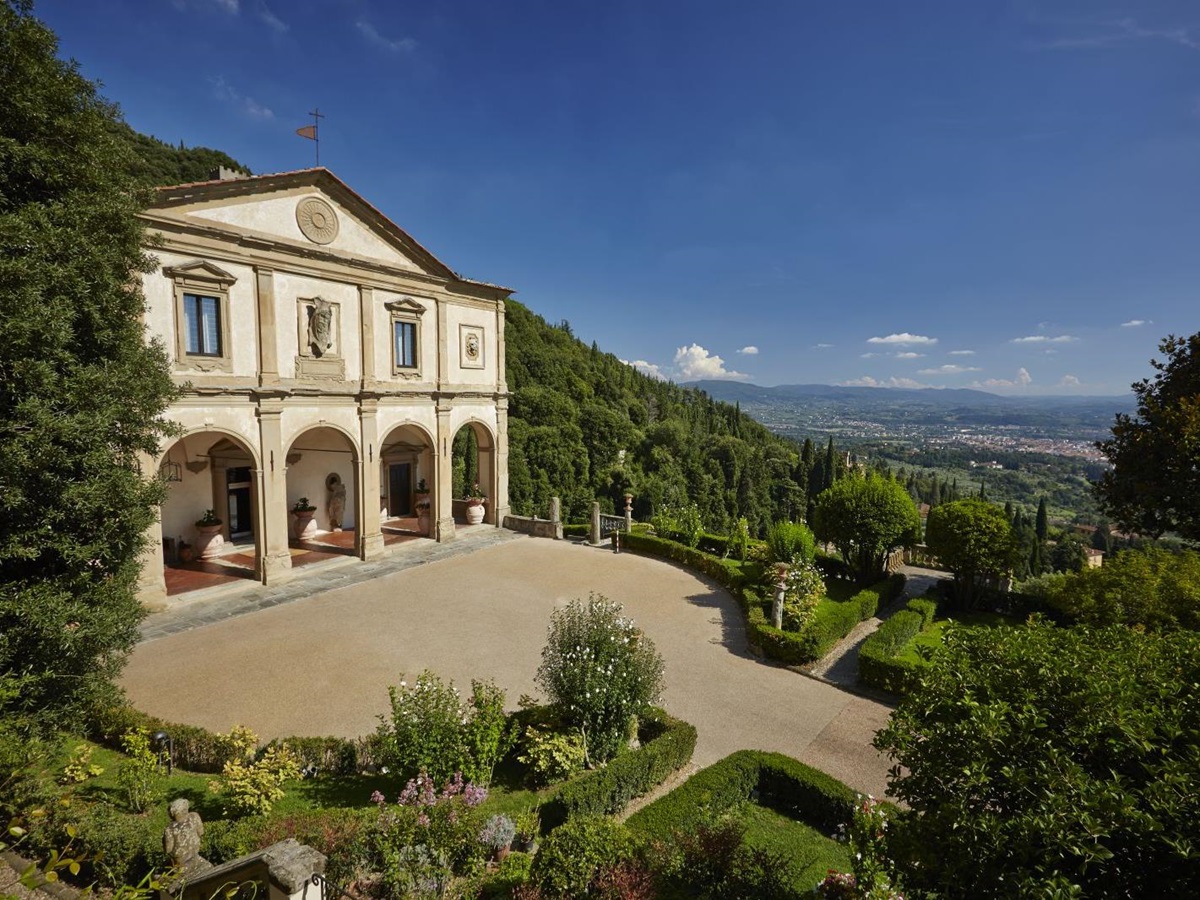 The exterior of the Belmond Villa San Michele in Florence