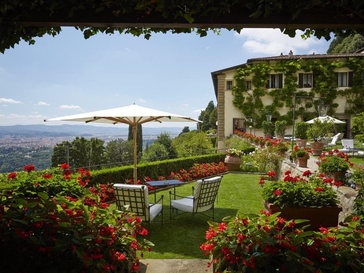 The gardens and views at Belmond Villa San Michele in Florence