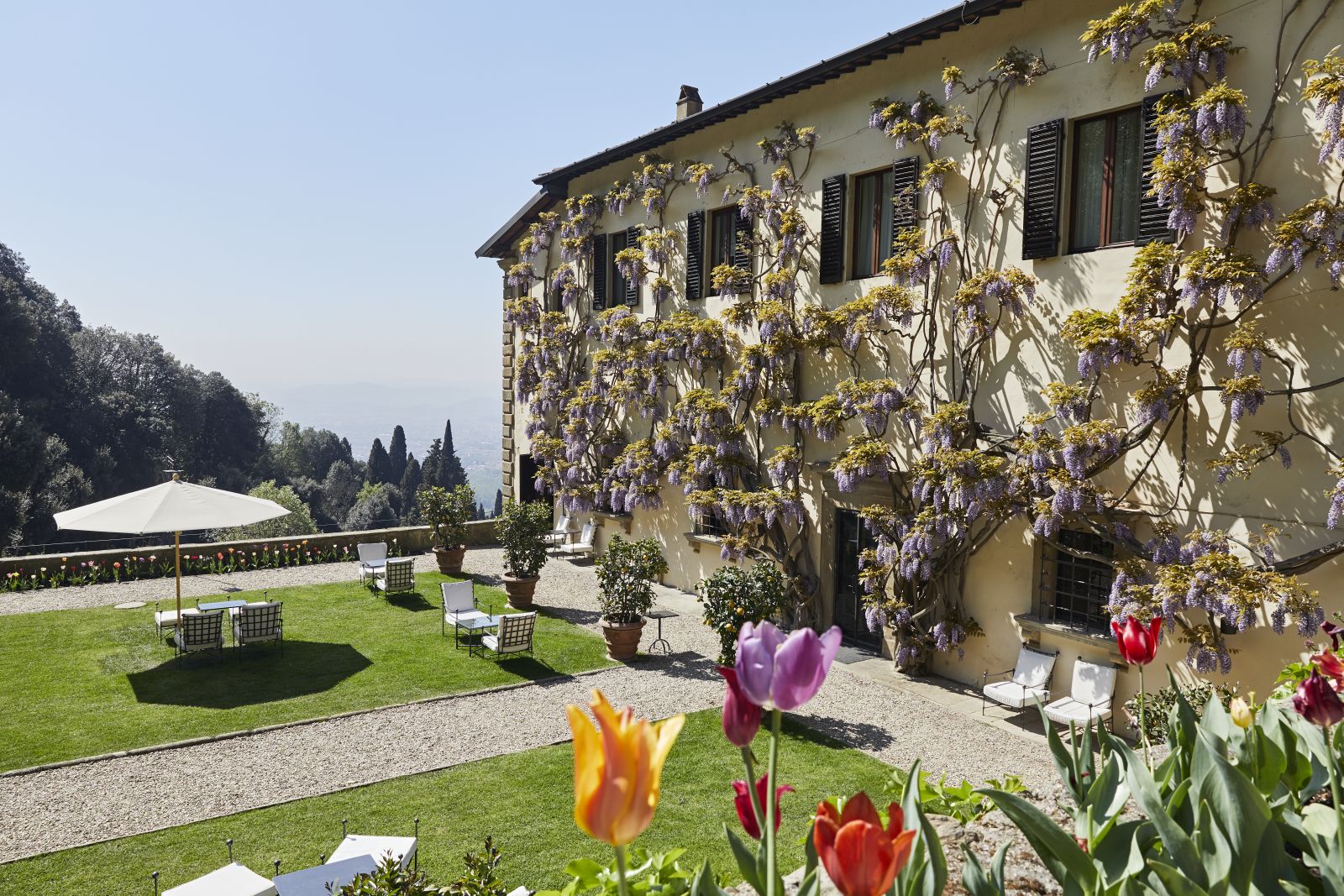 The grounds of Belmond Villa San Michele in Florence