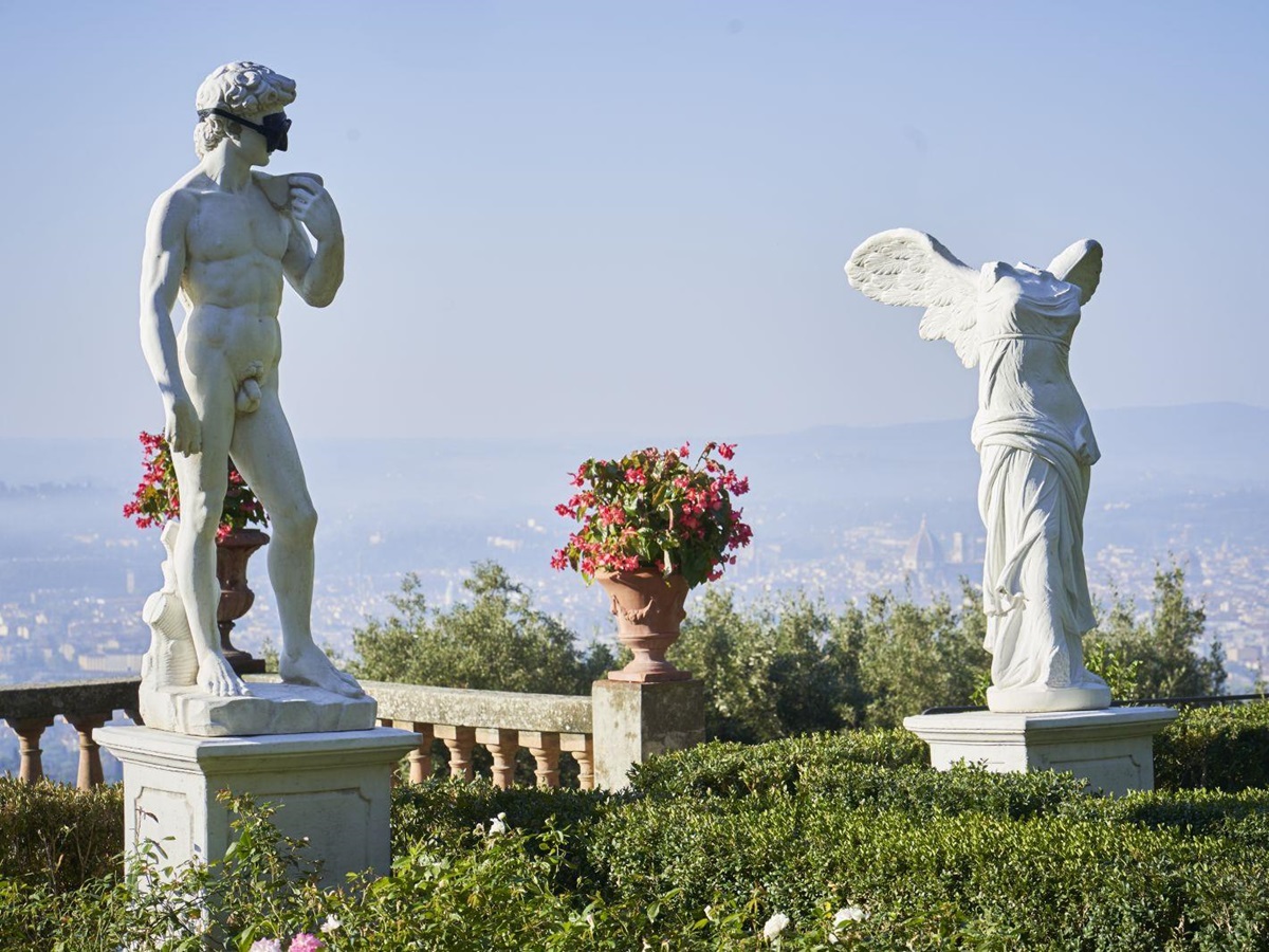Outdoor sculpture in Florence, Belmond Villa San Michele