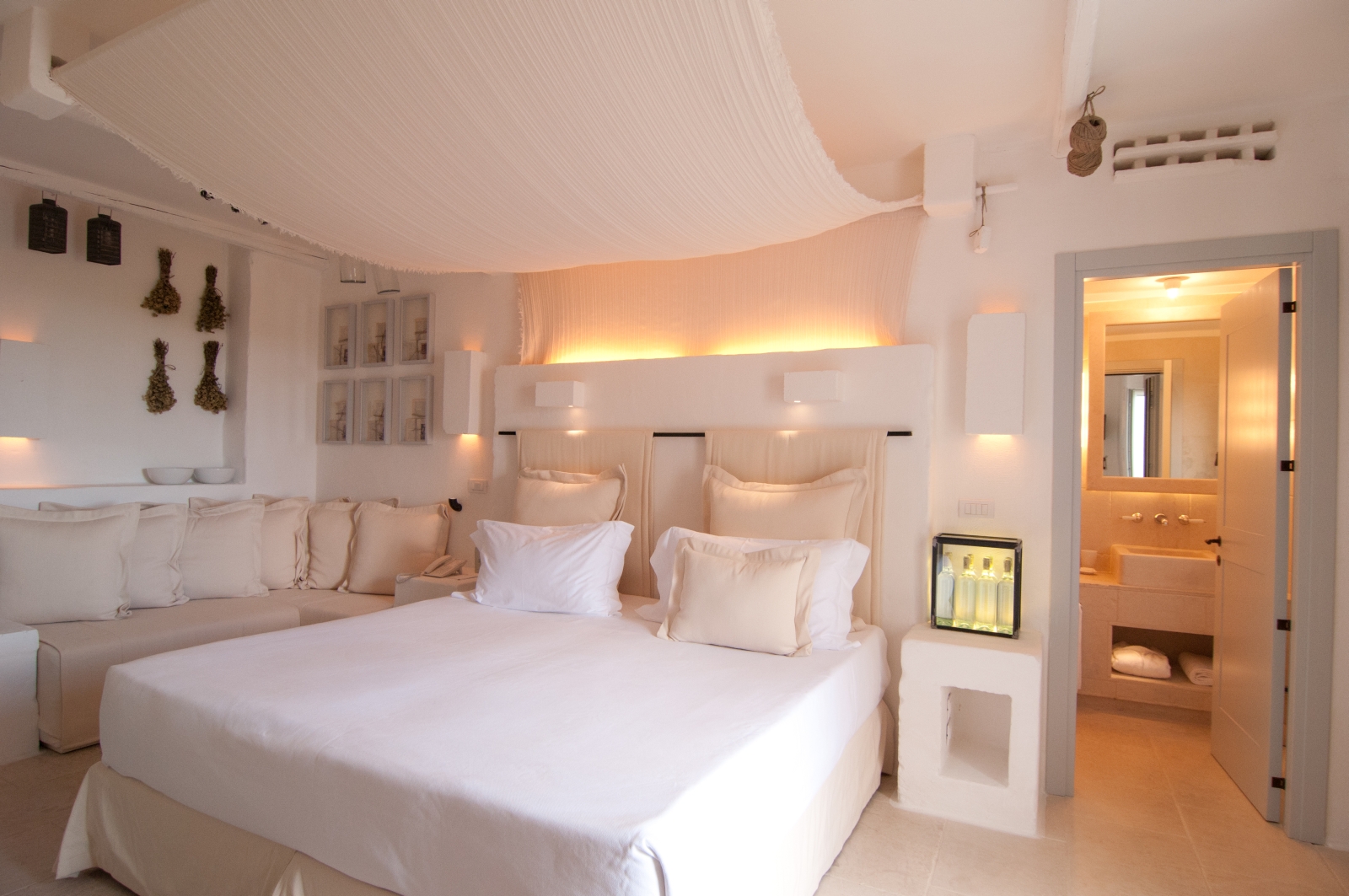 Il Borgo bedroom at Borgo Egnazia in Italy
