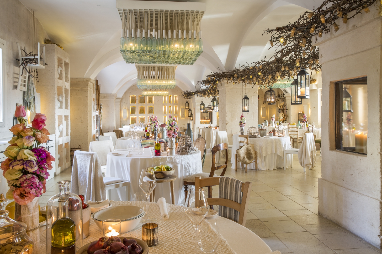 Michelin star restaurant at Borgo Egnazia in Italy