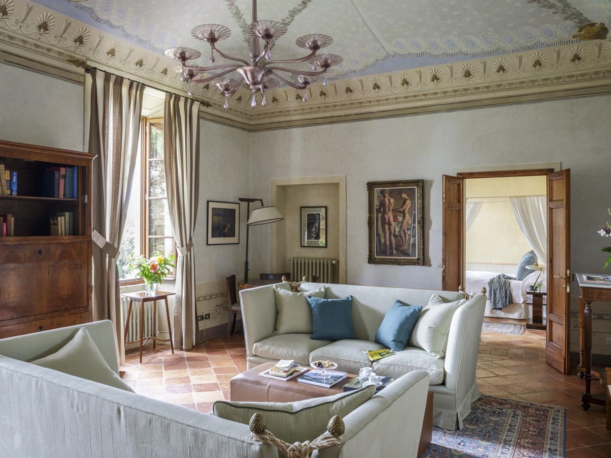 The Villa Suite Marchese at Borgo Pignano in Tuscany