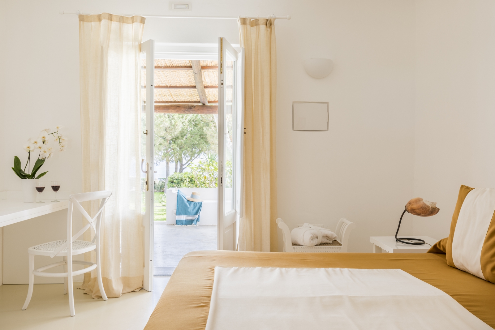 Standard room at Capofaro