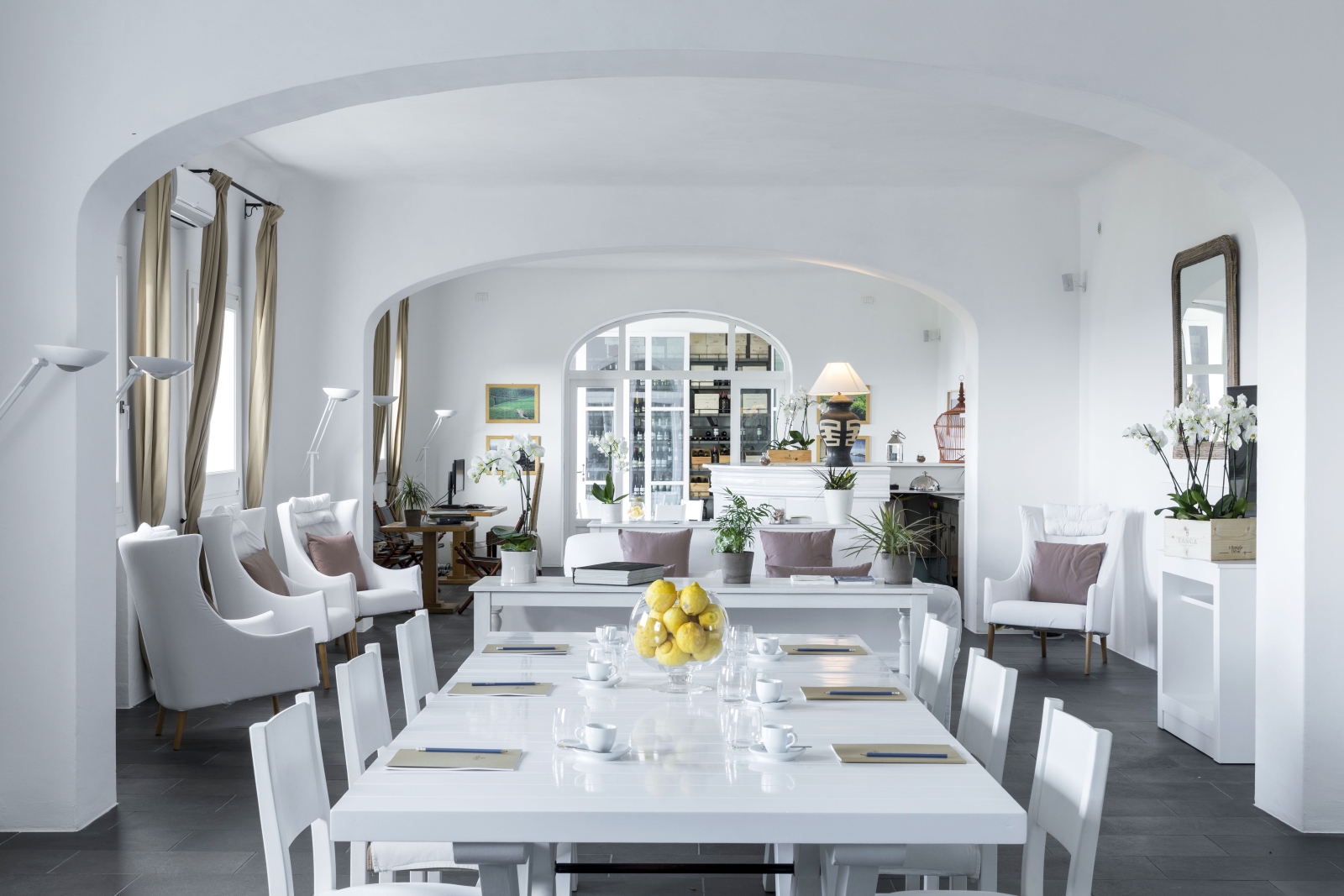 Open dining at Capofaro