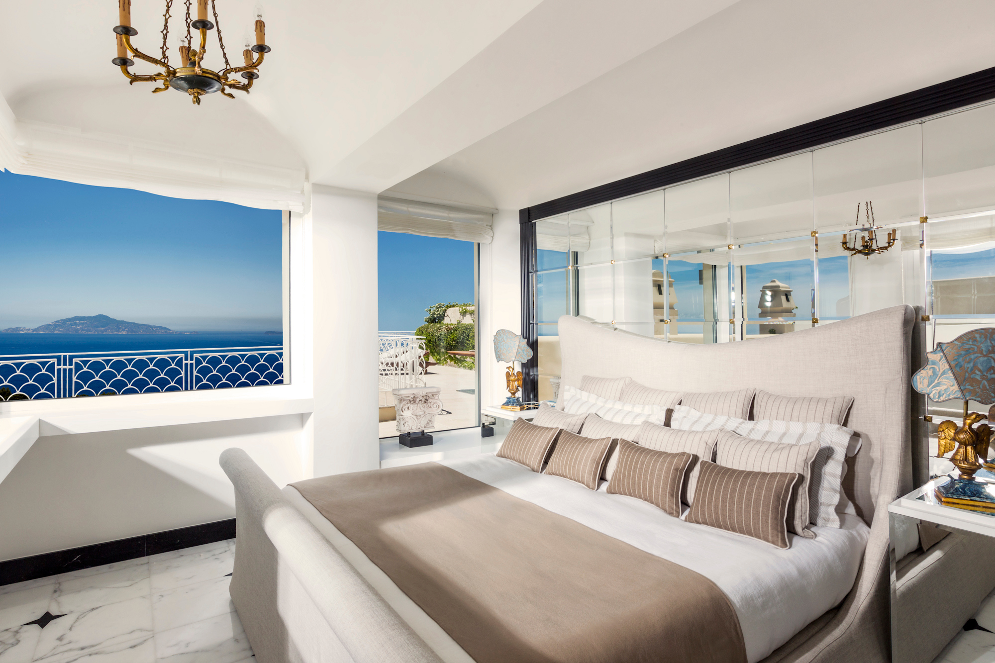 The Acropolis Bedroom in Capri Palace Hotel & Spa, Italy