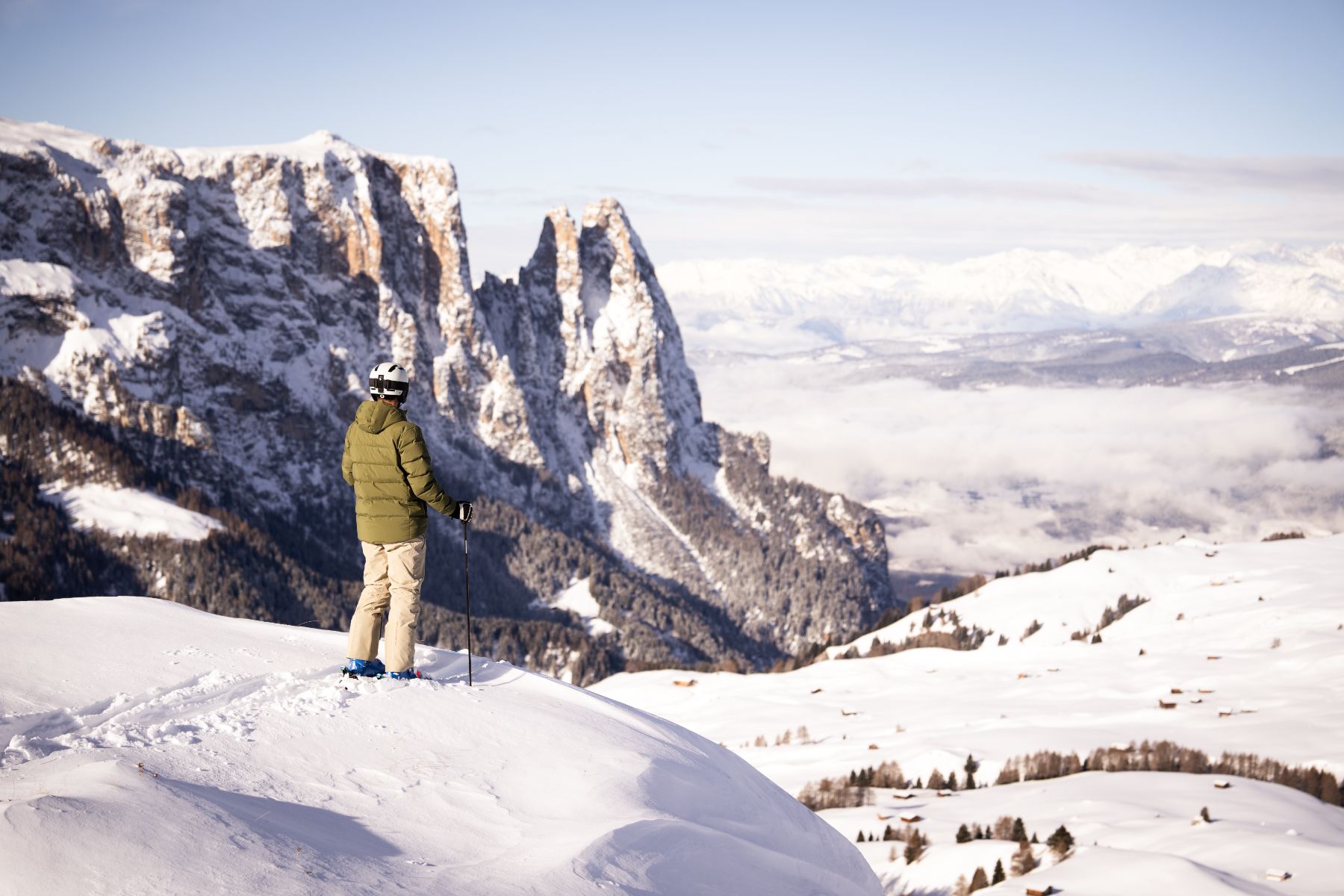Skiing in the Dolomites from COMO Alpina Dolomites