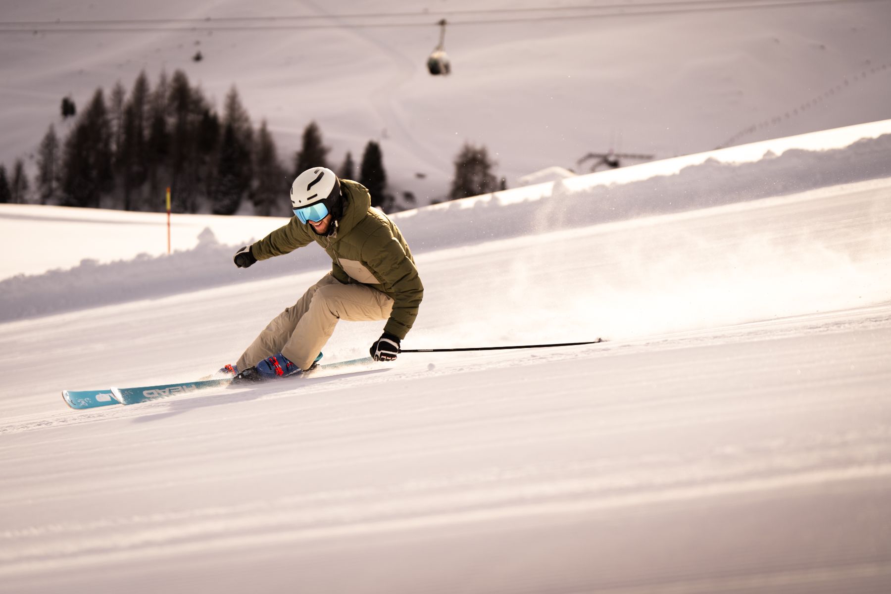 Skiing at COMO Alpina Dolomites in Italy