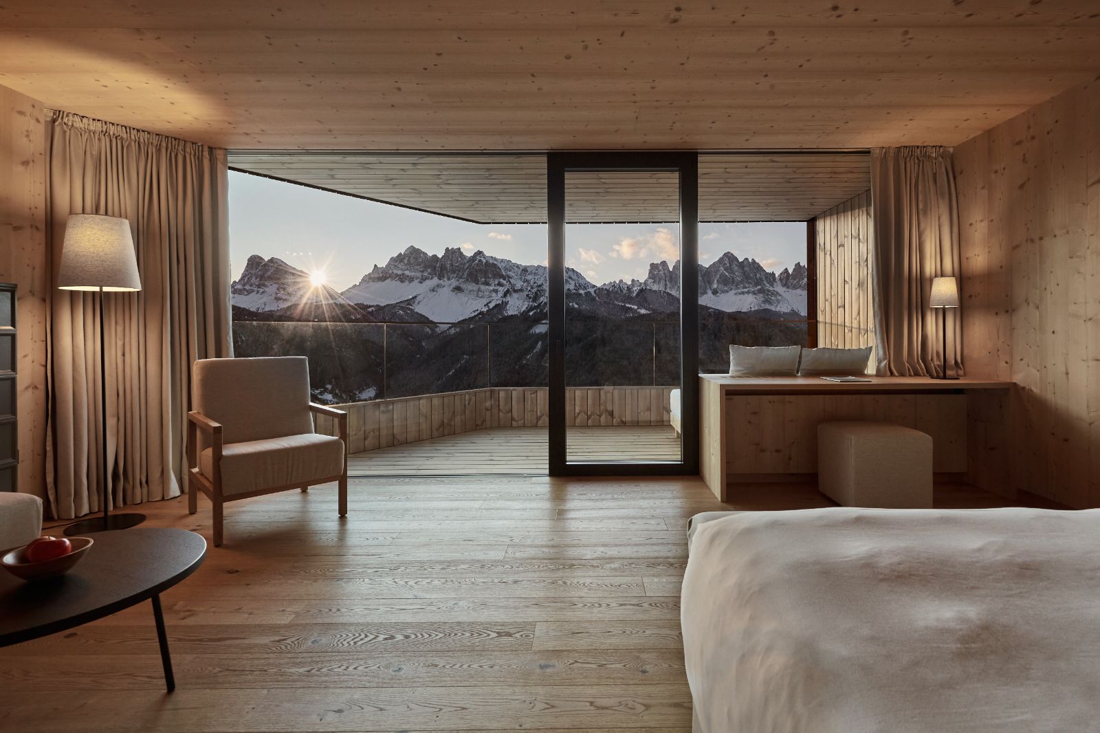 Towersuite at the Forestis hotel in the Dolomites