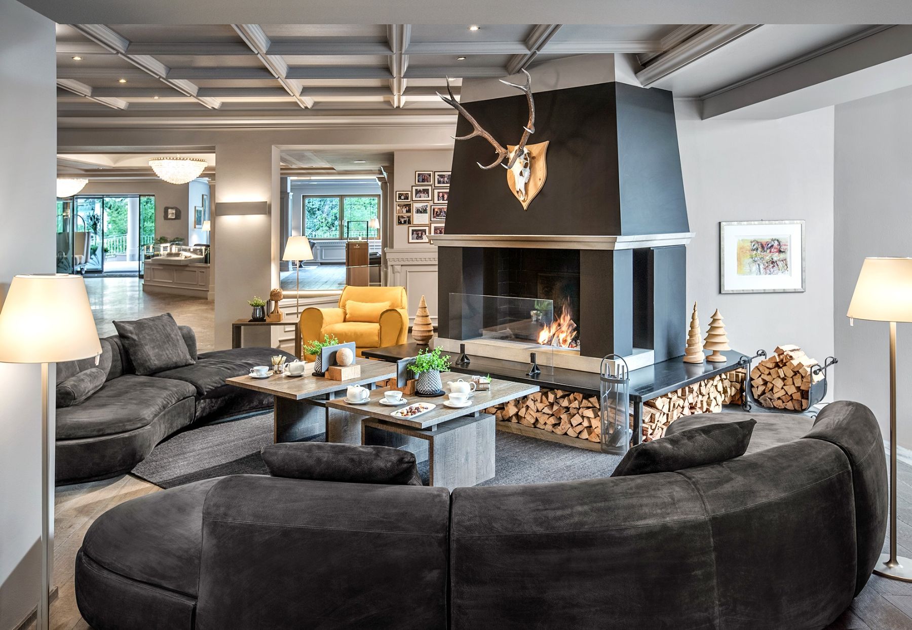 Lounge at Gardena Grodnerhof Hotel & Spa in the Dolomites