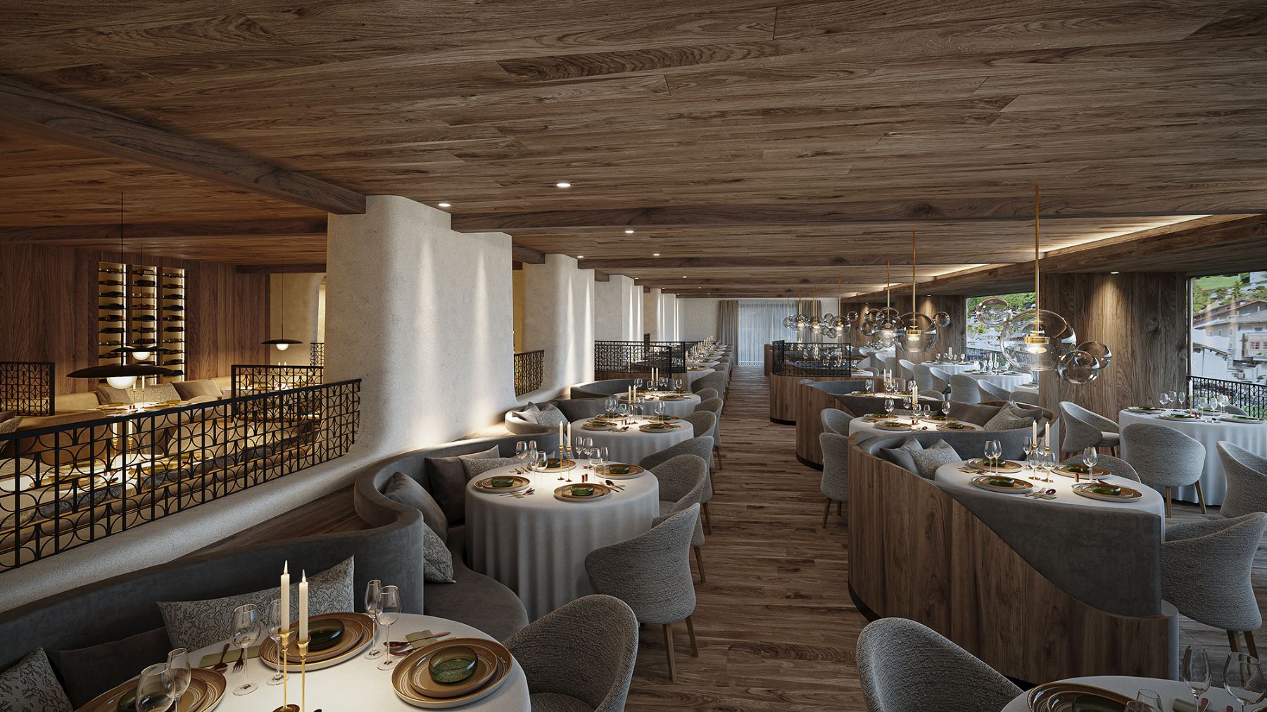 Restaurant at Gardena Grodnerhof Hotel & Spa in the Dolomites