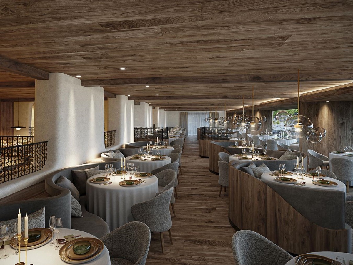 Restaurant at Gardena Grodnerhof Hotel & Spa in the Dolomites