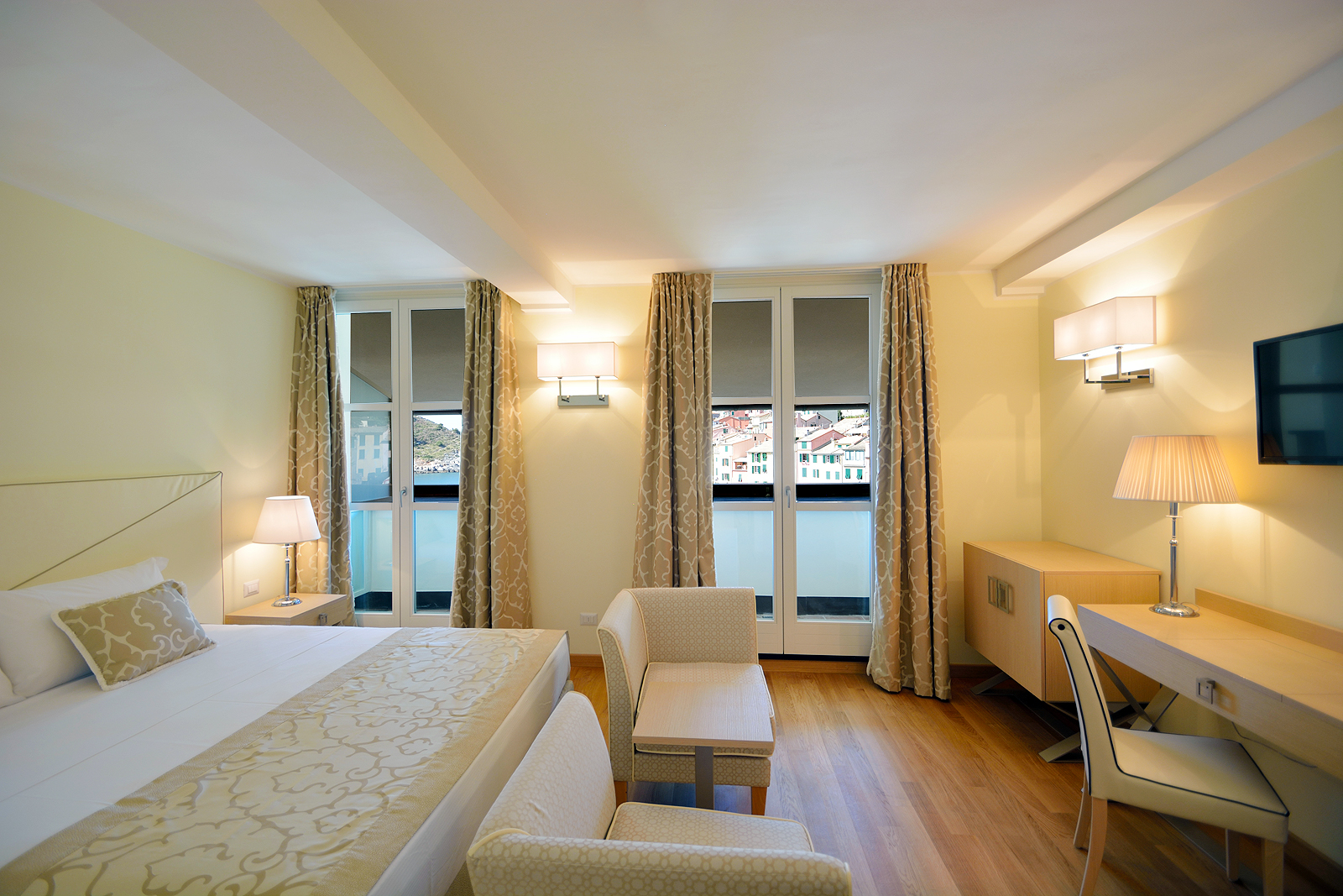 Double executive room in Grand Hotel Portovenere, Italy