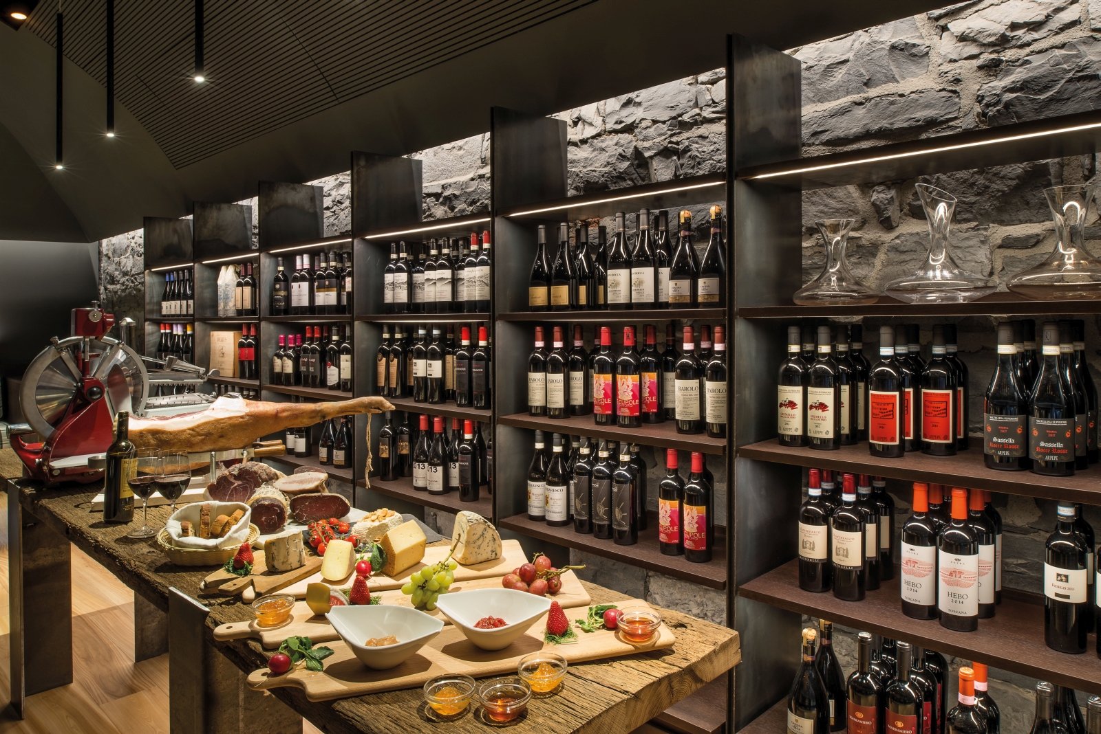 Cellar at Grand Hotel Tremezzo on Lake Como in Italy