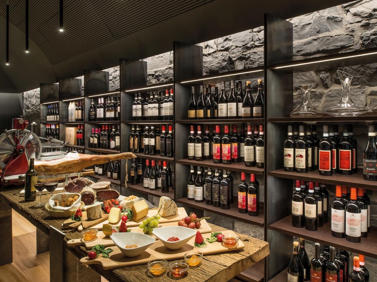 Cellar at Grand Hotel Tremezzo on Lake Como in Italy