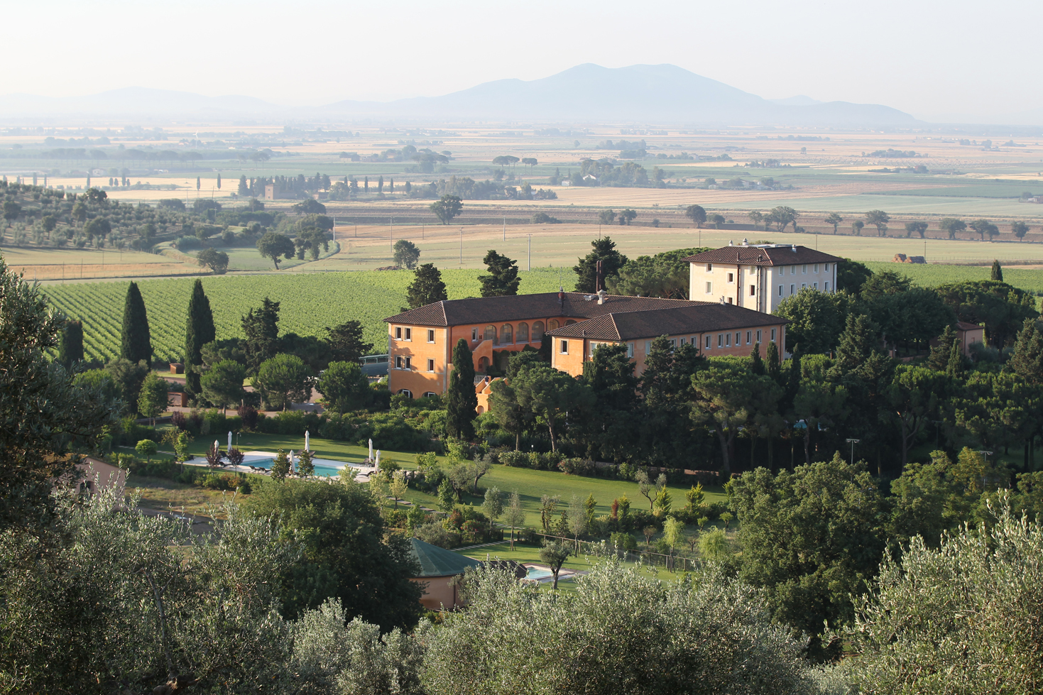 Exterior of Hotel l'Andana, Italy