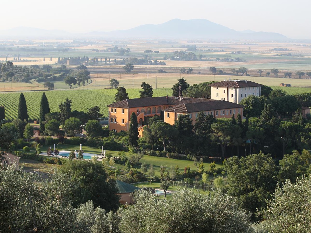 Exterior of Hotel l'Andana, Italy