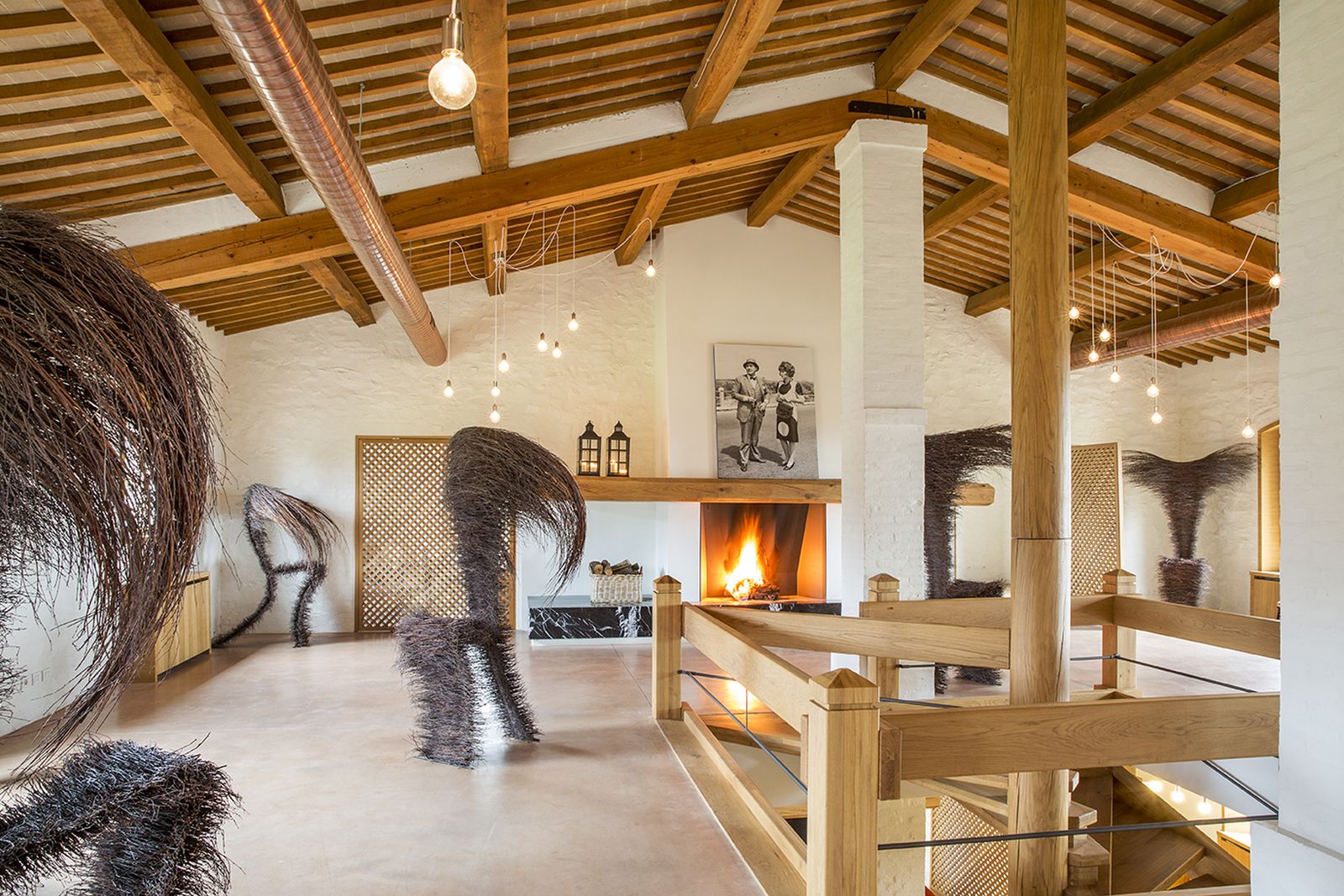 Interior design at Hotel L'Andana in Tuscany