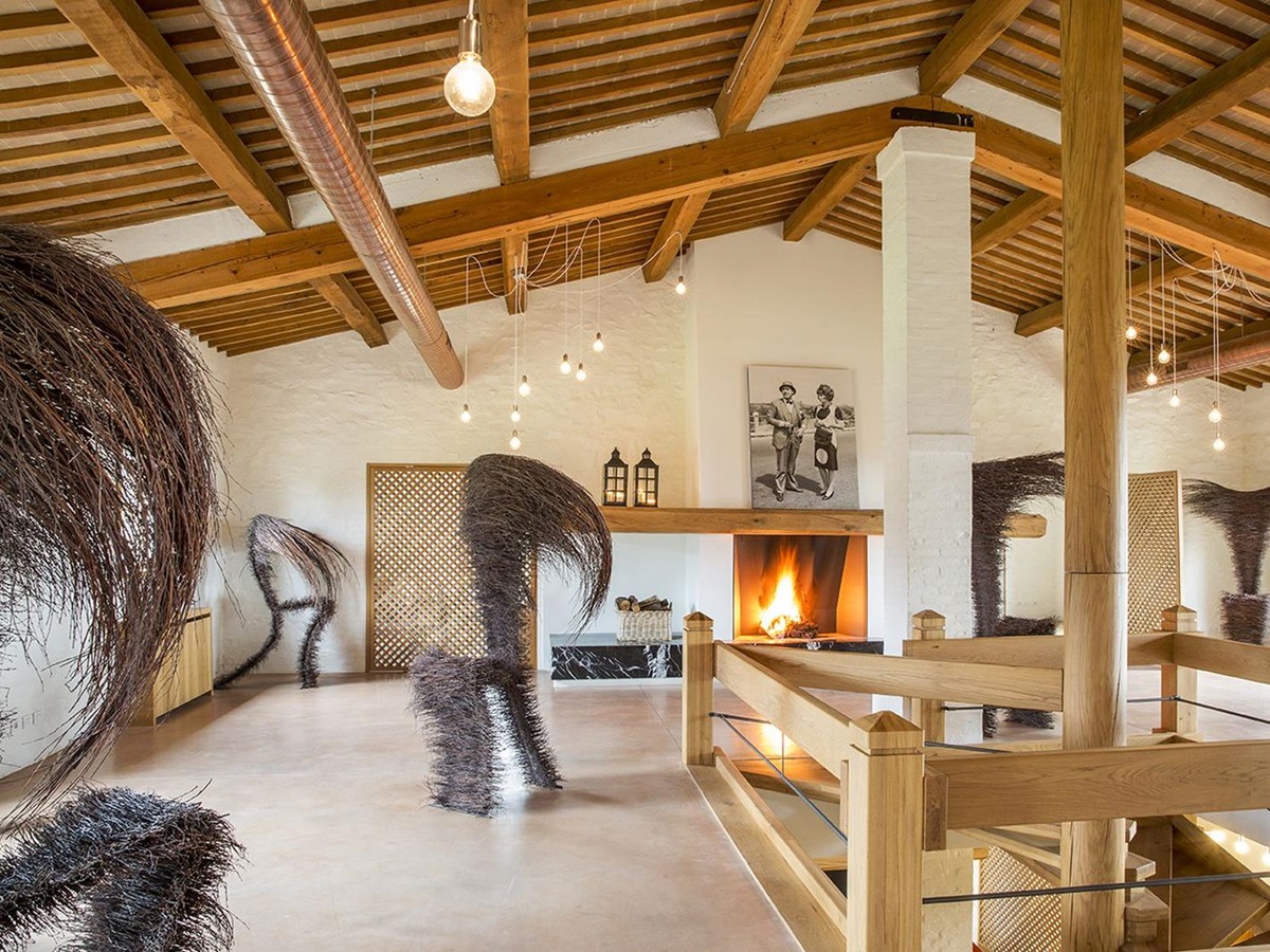Interior design at Hotel L'Andana in Tuscany