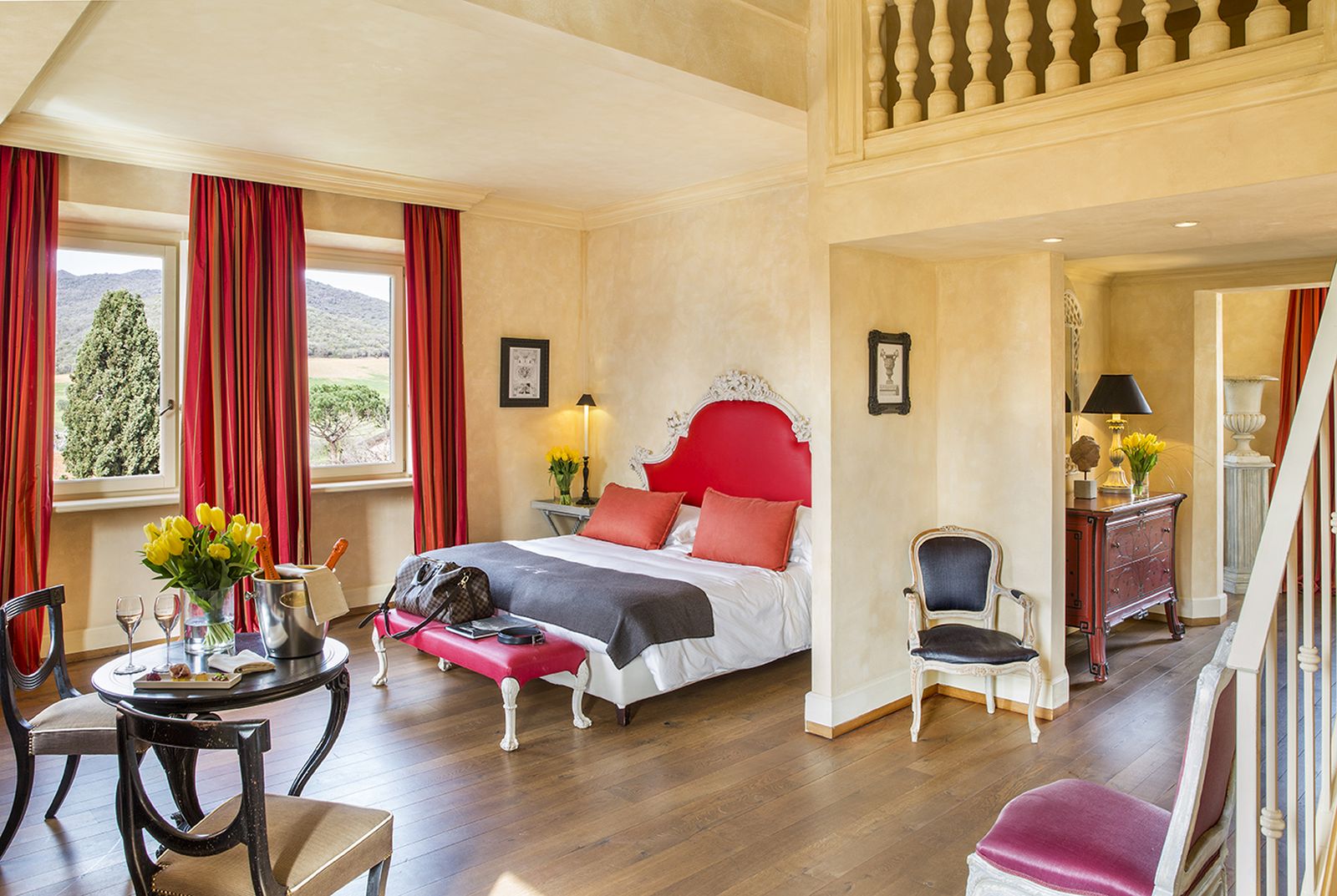 Junior suite at Hotel L'Andana in Tuscany