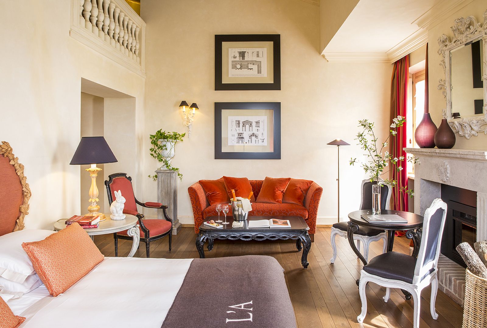 Prestige suite at Hotel L'Andana in Tuscany