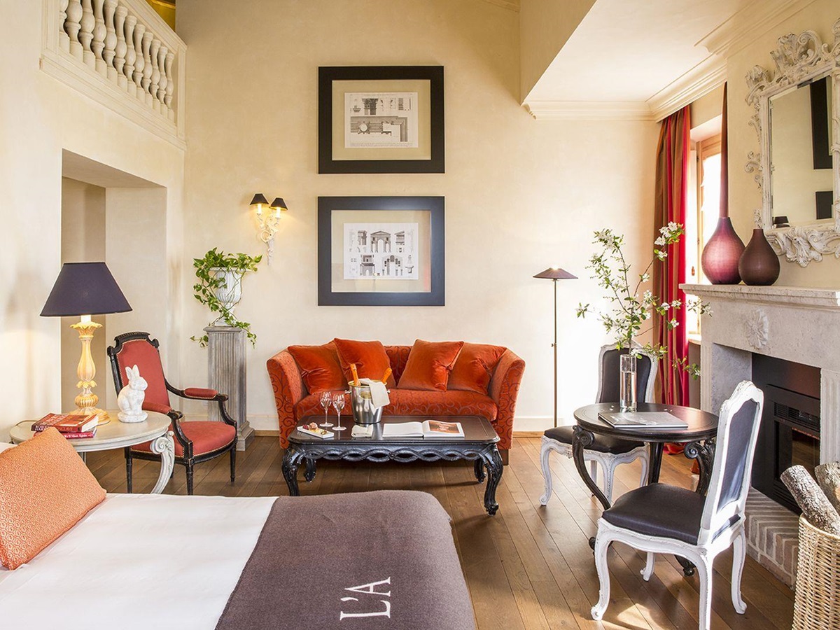 Prestige suite at Hotel L'Andana in Tuscany