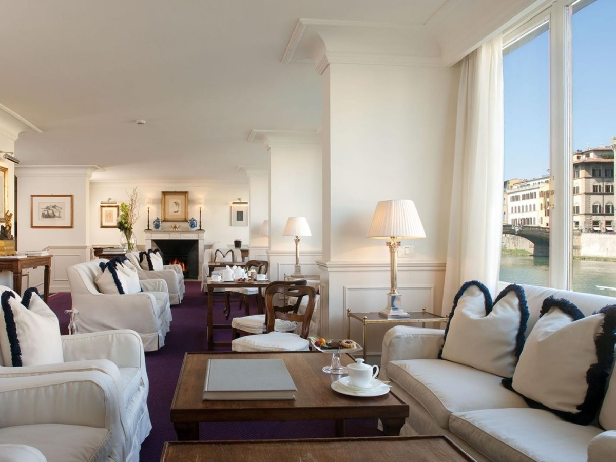 Hotel Lungarno Lounge Area