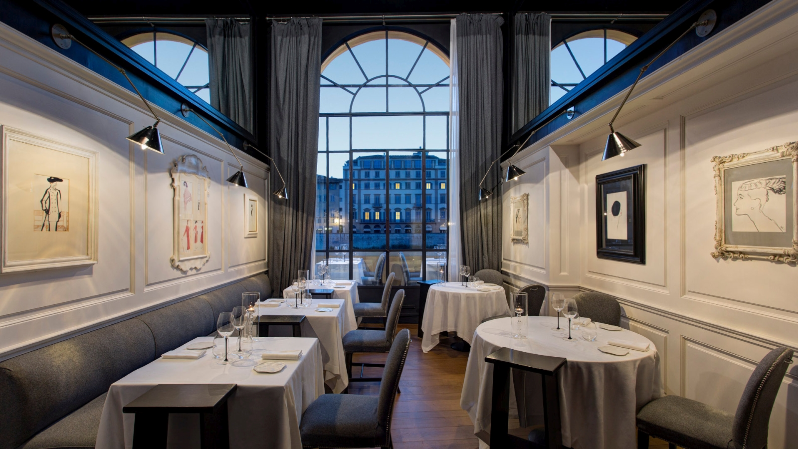 Borgo San jacopo Restaurant at Hotel Lungarno in Italy