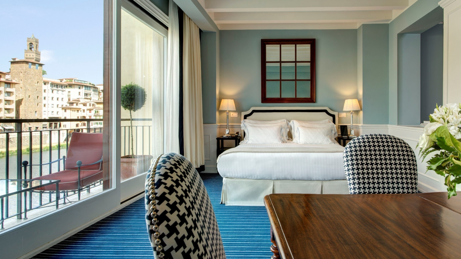 Picasso Suite with river view at Hotel Lungarno in Italy