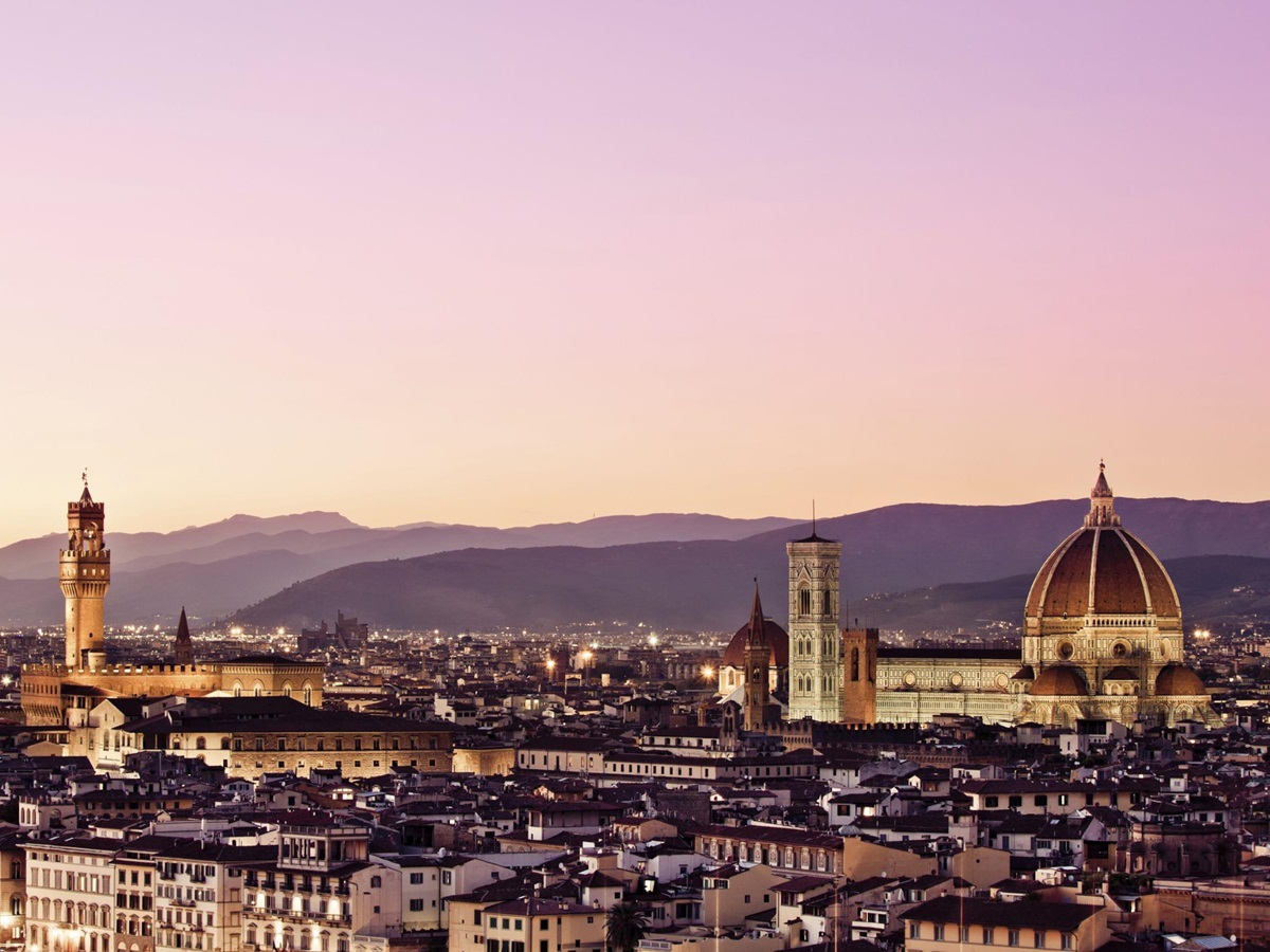 View from Hotel Savoy, Italy